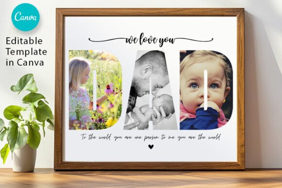 Create a Heartfelt Dad Photo Collage: The Perfect Dad Collage Gift