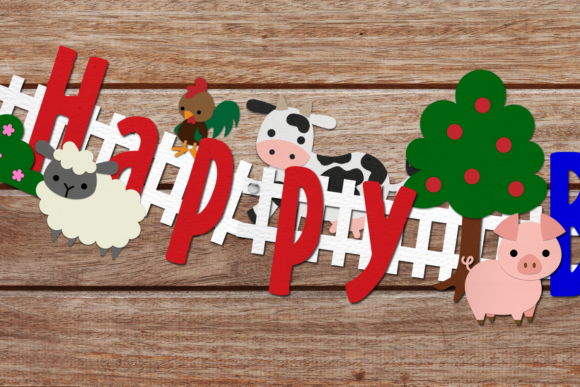 Farm Animal Party Banner Set: Create Charming Decor
