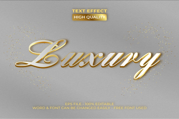 Gold Text Effect: Luxury Style for Elegant Designs