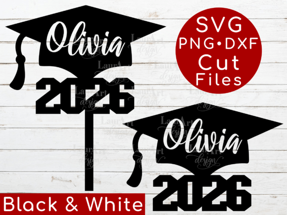 Graduation Cake Topper 2026 Graduate Hat: Creative Design Files